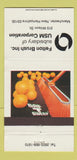 Matchbook Cover - Felton Brush Broom Manchester NH 30 Strike