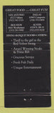 Matchbook Cover - Old San Francisco Houston Dallas Austin TX WEAR 30 Strike