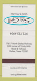 Matchbook Cover - Sea Grill Restaurant Dallas TX 30 Strike