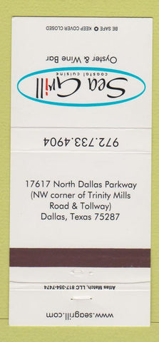 Matchbook Cover - Sea Grill Restaurant Dallas TX 30 Strike