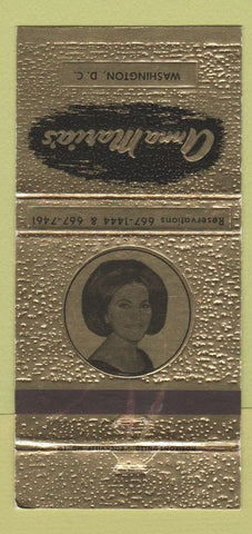 Matchbook Cover - Anna Maria's Washington DC girlie 30 Strike