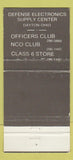 Matchbook Cover - Desc Defense Electronics Dayton OH 30 Strike