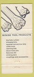 Matchbook Cover - Kennamet Mining Tools Latrobe PA 30 Strike