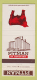 Matchbook Cover - Pitman Hereford TX 30 Strike