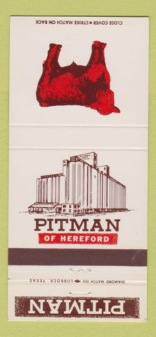 Matchbook Cover - Pitman Hereford TX 30 Strike