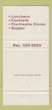 Matchbook Cover - Shun Lee West New York City 30 Strike