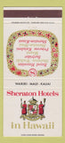 Matchbook Cover - Sheraton Hotels Hawaii  30 Strike