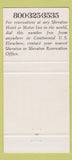 Matchbook Cover - Sheraton Hotels Hawaii  30 Strike