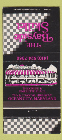 Matchbook Cover - Bayside Skillet Ocean City MD 30 Strike