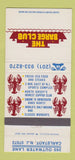 Matchbook Cover - Barge Club Carlstadt NJ lobster 30 Strike