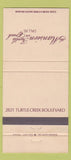 Matchbook Cover - Mansion on Turtle Creek Dallas TX 30 Strike
