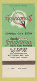 Matchbook Cover - Stratoflex Hose Fittings Baltimore MD 30 Strike