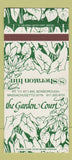 Matchbook Cover - Garden Court Sheraton Inn Boxborough MA 30 Strike