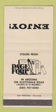 Matchbook Cover - Page Four Scottsdale AZ 30 Strike