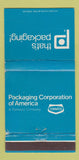 Matchbook Cover - Tenneco Packaging Corp WORN 30 Strike