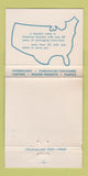Matchbook Cover - Tenneco Packaging Corp WORN 30 Strike