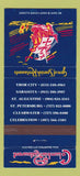 Matchbook Cover - Columbia Ybor City Sarasota St Augustine FL 30 Strike