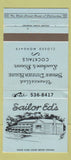Matchbook Cover - Sailor Ed's WEAR 30 Strike