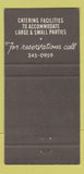 Matchbook Cover - Brass Rail New York City 30 Strike
