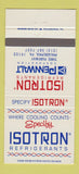 Matchbook Cover - Isotron Refrigerants Philadelphia PA 30 Strike