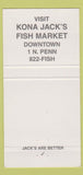 Matchbook Cover - Jacks Are Better Indinapolis IN 30 Strike