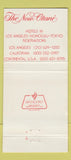 Matchbook Cover - New Otani Hotel Los Angeles CA WEAR 30 Strike