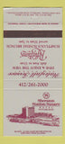 Matchbook Cover - Sheraton Station Square Hotel Pittsburgh PA 30 Strike