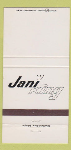 Matchbook Cover - Jani King Custodian Maintenance 30 Strike