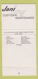 Matchbook Cover - Jani King Custodian Maintenance 30 Strike