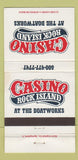 Matchbook Cover - Casion Rock Island WEAR 30 Strike