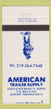 Matchbook Cover - American Trailer Supply Elkhart IN 30 Strike