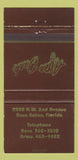 Matchbook Cover - After Dark Boca Raton FL 30 Strike