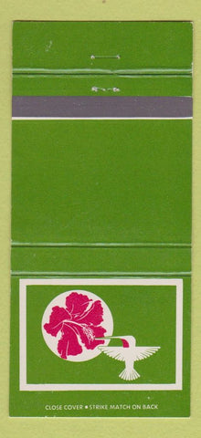 Matchbook Cover - Orchid? Bird 30 Strike