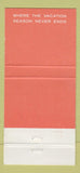 Matchbook Cover - Greenbrier White Sulphur Springs WV 30 Strike