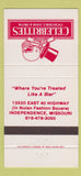 Matchbook Cover - Celebrities Restaurant Independence MO 30 Strike