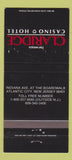 Matchbook Cover - Claridge Casino Hotel Atlantic City NJ 30 Strike