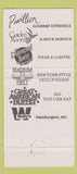 Matchbook Cover - Claridge Casino Hotel Atlantic City NJ 30 Strike