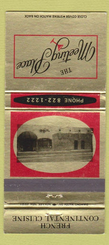 Matchbook Cover - Meeting Place French Madison NJ 30 Strike