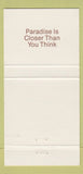 Matchbook Cover - Garrett Creek Ranch Paradise TX 30 Strike