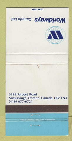 Matchbook Cover - Worldways Canada Mississauga ON WEAR 30 Strike