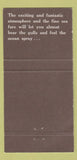 Matchbook Cover - Whaler's Wharf Mississauga ON 30 Strike