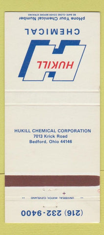Matchbook Cover - Hukill Chemical Bedford OH 30 Strike