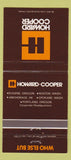 Matchbook Cover - Howard Cooper Eugene Portland OR Renton Spokane WA 30 Strike