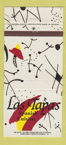 Matchbook Cover - Las Tapas Spanish Restaurant Miami FL WEAR 30 Strike