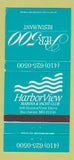 Matchbook Cover - Harbor View Marina Yacht Club Baltimore MD 30 Strike