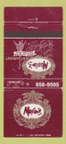 Matchbook Cover - Maxim's French Restaurant Houston TX WORN 30 Strike