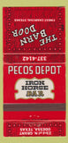 Matchbook Cover - Barn Door Steaks Odessa TX 30 Strike