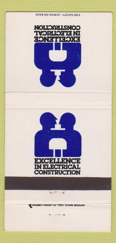 Matchbook Cover - Electrical Construction 30 Strike