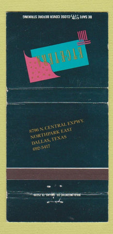 Matchbook Cover - Etcetera Dallas TX WEAR 30 Strike