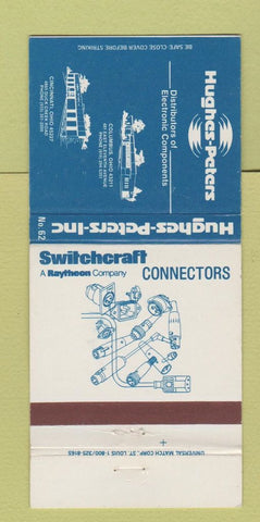 Matchbook Cover - Hughes Peters Switches Cincinnati Columbus OH 30 Strike